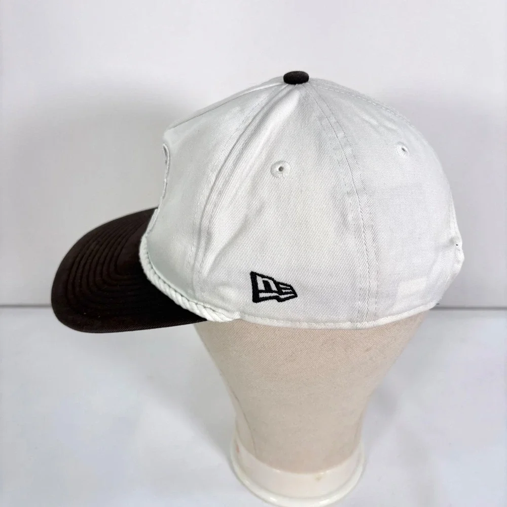 New Era Dallas Cowboys Snapback Hat White Navy Retro Logo Rope 9FIFTY NFL Cap
